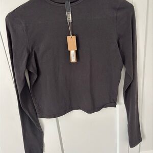 SKIMS Dark Gray Long Sleeve